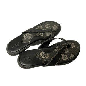 BOC Women's Shoes Sandals Black Flip Flops Size 9 M SKU